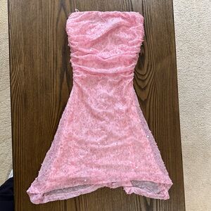Windsor Pink Sequin Mini Dress
